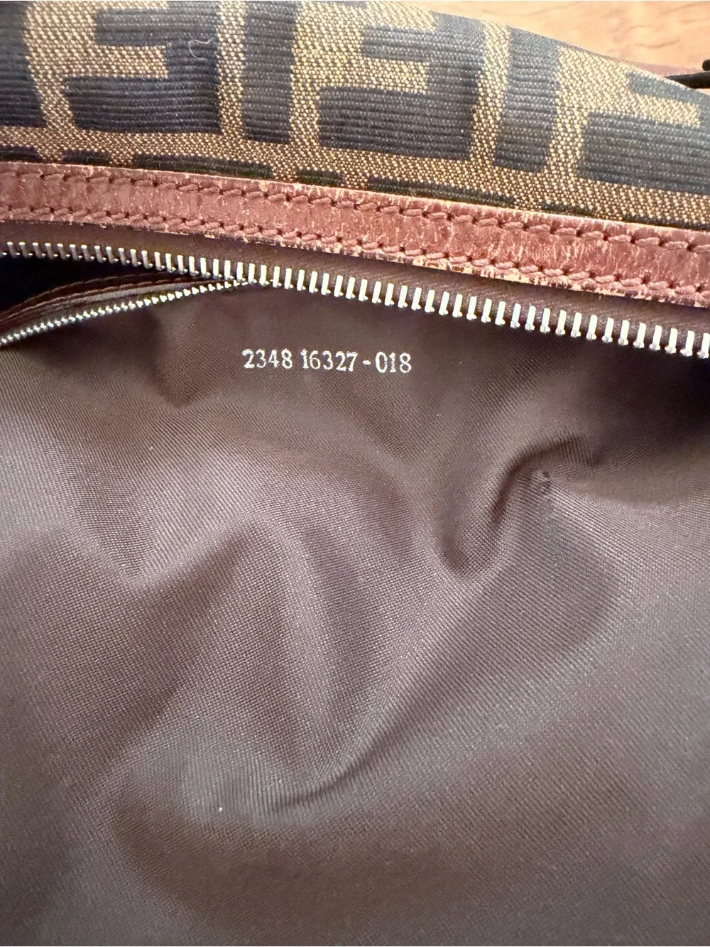 Fendi Brown Zucca and Dark Brown FF Canvas Duffel Bag